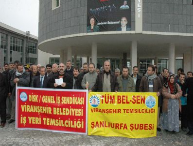GENEL İŞ SENDIKASı - Viranşehir'de İş Bırakma Eylemi