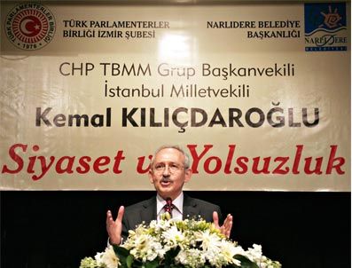 KUNTA KINTE - Kılıçdaroğlu İzmir'de 'Siyaset ve Yolsuzluk' Paneline katıldı