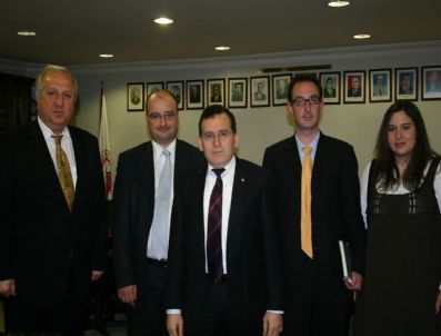 MONACO - Avrupa Bankası Heyeti'nden Ttso Başkanı Hacısalihoğlu'na Ziyaret