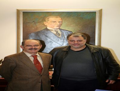 HAMDI ALKAN - Hamdi Alkan'dan Başkan Büyükerşen'e Ziyaret