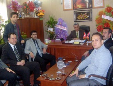 COŞKUN AÇıK - Sağlık-sen'den Milli Eğitim Müdürlüğü'ne Ziyaret