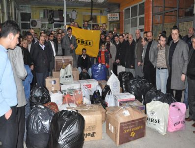 Tekel İşçileri Depremzedeleri Unutmadı