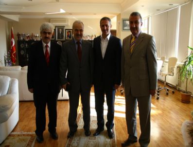 TÜRKIYE FINANS - Başkan Dişli'ye Ziyaretçi Akını