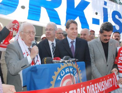 TARIŞ - Dp Genel Başkanı Cindoruk, Tariş İşçilerini Ziyaret Etti