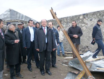 PAŞALı - Kars'ta Sel Ve Fırtınanın Yaraları Sarılıyor