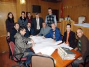 İller Bankası Heyeti'nden Kanalizasyon Projesi İncelemesi