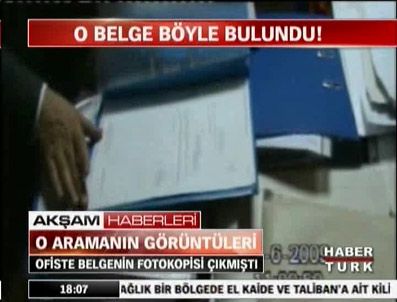 İRTICA - Islak imzalı belgenin bulunduğu an