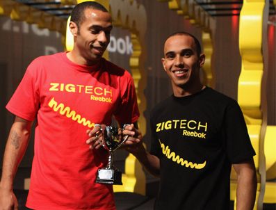 REEBOK - Lewıs Hamılton Ve Thıerry Henry Reebok Zıgtech'in Lansmanında Bir Araya Geldi