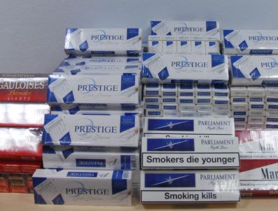 Midyat'ta 152 Karton Kaçak Sigara Ele Geçirildi