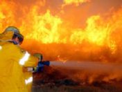 Tekstil fabrikasında yangın