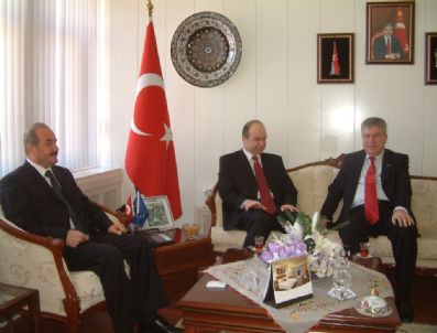 HALUK İMGA - Afyonkarahisar Ve Eskişehir Valilerinden Kütahya Valisi Kocatepe'ye Ziyaret