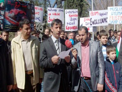 YEMLIHA - Gaziantep'te İsrail Protestosu