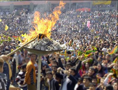 Nevruz kutlamalarında PKK lehine sloganlar atıldı