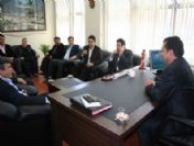 Ak Parti İlçe Teşkilatı'ndan Başkan Gebeş'e Ziyaret