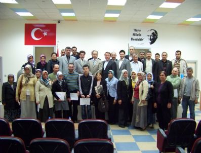 Salamura Zeytin İşleme Seminerine Katılanlara Sertifika