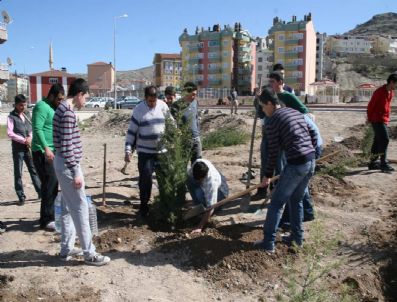 Öğrencilerden Ağaçlandırma Seferberliği