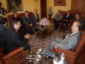 Vali Ali Kolat Merder Yönetimini Makamında Kabul Etti