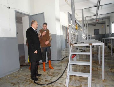 Bayburt'ta Belediye Mezbahanesi Yeniden Hizmete Sunuldu