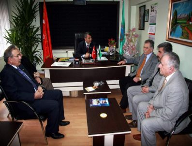 MUSA DEMIRCI - Eski Tarım Ve Köyişleri Bakanı Musa Demirci'den Ziraat Odasına Ziyaret