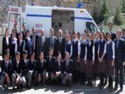 Gümüşhane Sağlık Meslek Lisesi'ne Ambulans Tahsis Edildi