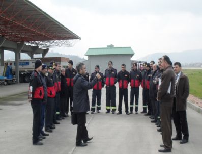 SALTUKOVA - İtfaiye Personellerine Yangın Eğitimi