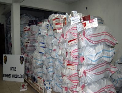 Bitlis'te Kaçak Sigara Operasyonları