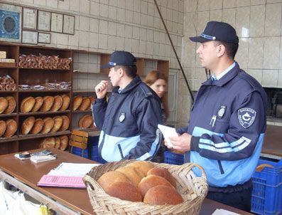 Çatalca Belediyesi zabıta müdürlüğü köylerdeki fırınları denetledi