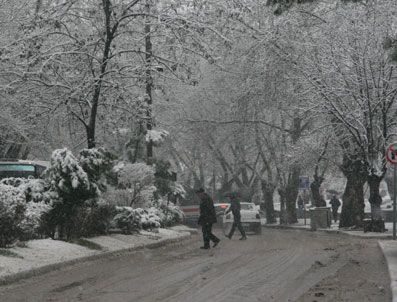 Edırne'de Kar Kalınlıgı 5 Santımetreye Ulastı