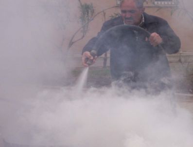 Düziçi 75. Yıl Endüstri Meslek Lisesi'nde Deprem Ve Yangın Tatbikatı