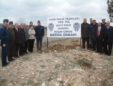 Kütahya'da Şehit Polis Memuru Melih Çimen Anısına Hatıra Ormanı