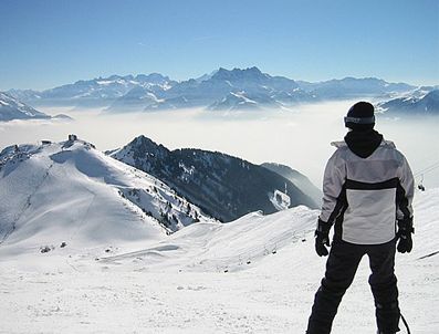 Uludağ'da bahar kayağı