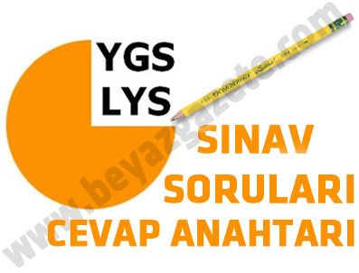 YGS soruları ve Cevapları ÖSYM-ÖSYS-YGS 2010