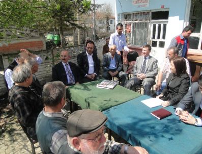 NECDET TÖMEKÇE - Adapazarı Kaymakamı Akın Yılmaz Köylerde İncelemelerde Bulundu