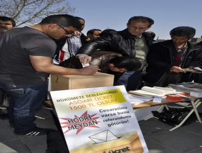 Asgari Ücret İçin Referandum Yaptılar