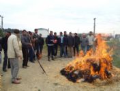 Gelibolu'da Biçerdöver Kursiyerlerine Yangın Söndürme Tatbikatı