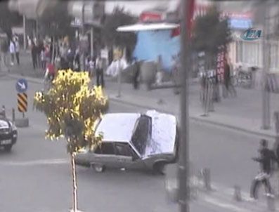 MOBESE kameralarına yansıyan ilginç kazalar