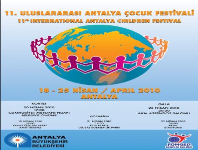 Uluslararası Antalya Çocuk Festivali Başlıyor