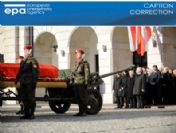 Corecctıon Poland State Mournıng Presıdentıal Aırcraft Crash