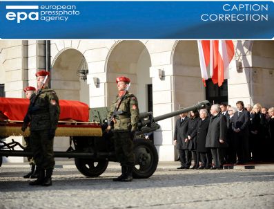 Corecctıon Poland State Mournıng Presıdentıal Aırcraft Crash