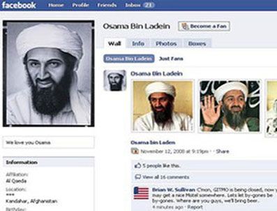 USAME BIN LADIN - Usame Bin Ladin de Facebook'ta