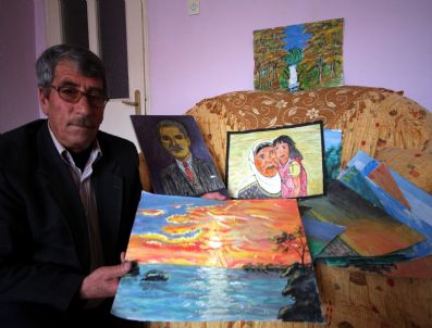 (özel Haber)- Köylü Ressamın Fırça İzleri