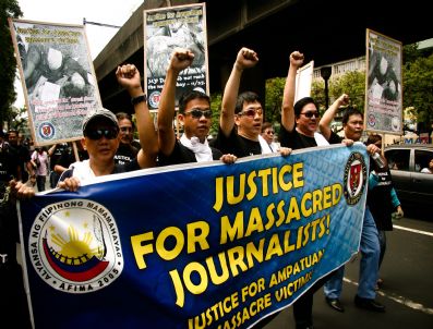 Phılıppınes Journalıst Protest