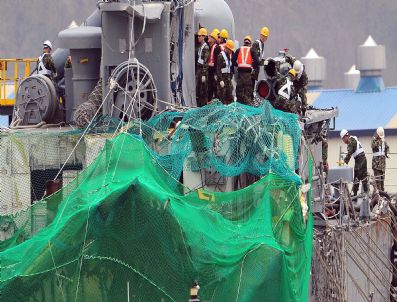 South Korea Sunken Boat