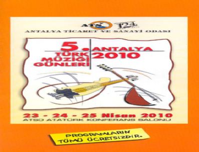 Antalya Türk Müziği Günleri Başlıyor