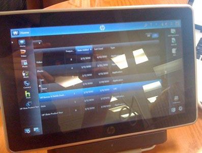 USB - HP Slate sahneye çıktı