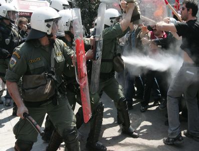 Greece Strıke Clashes
