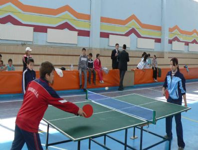 RECEP ŞAHIN - Hisarcık'ta İlköğretim Okulları Masa Tenisi Turnuvası