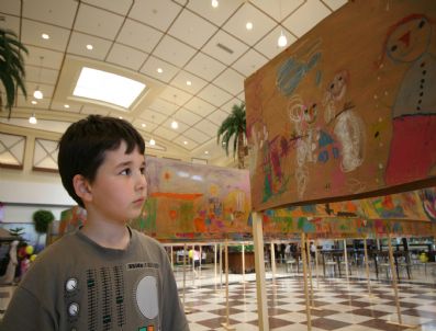 Ana Okulu Öğrencilerinden Rekorluk Resim Çalışması