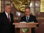 Nahçıvan Meclis Başkanı Vasif Talibov Iğdır'da