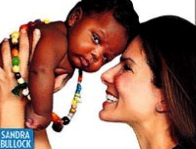 SANDRA BULLOCK - Siyahi evlatlığı ile ilk kez poz verdi